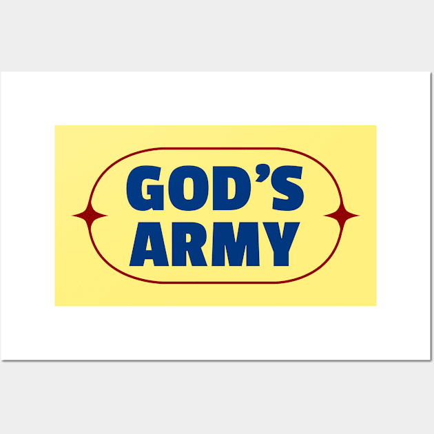 God's Army | Christian Wall Art by All Things Gospel